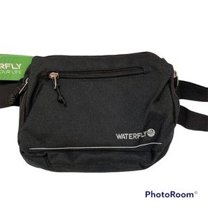 NWT WaterFly Black Waist Fanny Pack